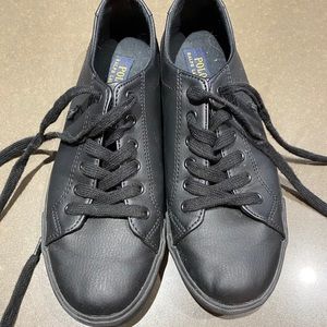 Leather Sneaker (black)